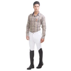 TuffRiderMen's Patrol Knee Patch Breeches 12 TuffRiderMen's Patrol Knee Patch Breeches -Caval Riding Apparel Shop 10029 240 01 wht full.bod