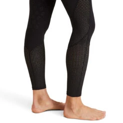 Ariat Women's Breathe EOS Half Grip Tight -Caval Riding Apparel Shop 10043401 Ariat Breathe.EOS .HG .RM .Tight Black Detail
