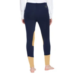 TuffRider Ladies Unifleece Pull-On Winter Breeches -Caval Riding Apparel Shop 10054 92 NVY 3