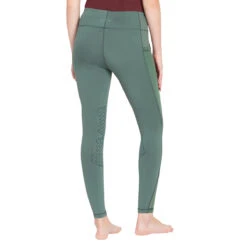 TuffRider Ladies Minerva EquiCool Tights -Caval Riding Apparel Shop 100968 dkgrn 3