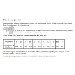 Roeckl Winchester Winter Riding Gloves -Caval Riding Apparel Shop 15 3301558BK 10 Toklat Rocekl.Winchester.Glove Size.chart