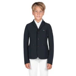 Equiline JonnyK Boy's Show Coat 6 Equiline JonnyK Boy's Show Coat -Caval Riding Apparel Shop 181M00316 EQline JonnyK Black