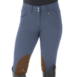 Romfh Ladies Sarafina Euro Seat Knee Patch Breeches -Caval Riding Apparel Shop 468455 ERS Romfh.Ladies.Sarafina.Euro .Seat .KneePatch.Breech Classic.Fog