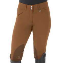 Romfh Ladies Sarafina Euro Seat Knee Patch Breeches -Caval Riding Apparel Shop 468455 ERS Romfh.Ladies.Sarafina.Euro .Seat .KneePatch.Breech Classic.Maple