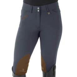 Romfh Ladies Sarafina Euro Seat Knee Patch Breeches -Caval Riding Apparel Shop 468455 ERS Romfh.Ladies.Sarafina.Euro .Seat .KneePatch.Breech Classic.Pewter