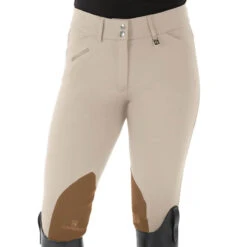 Romfh Ladies Sarafina Euro Seat Knee Patch Breeches -Caval Riding Apparel Shop 468455 ERS Romfh.Ladies.Sarafina.Euro .Seat .KneePatch.Breech Classic.White .Sand