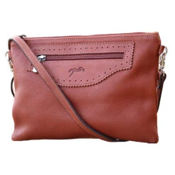 Penelope Emma Handbag -Caval Riding Apparel Shop 936203014 French.EQ Penelope Emma.Handbag Front.2 Brandy