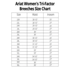 Ariat Women's Tri Factor Grip Knee Patch Breech -Caval Riding Apparel Shop Ariat Breeches Size Charts 600x600 5f0312bd c305 4802 9273 40631f9c33c1
