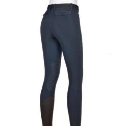 Equiline ATIRK Women's Knee Grip Breeches In 4 Seasons B-Move 15 Equiline ATIRK Women's Knee Grip Breeches In 4 Seasons B-Move -Caval Riding Apparel Shop AtirK EQuline N08981 Blue Back