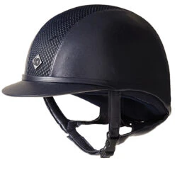 Charles Owen Ayr8 Plus Leather Look - Custom Helmet -Caval Riding Apparel Shop Ayr8 LL Navy Web navy 348fffa7 bc66 40e2 bfde e01161e0bd11