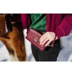 Oakbark & Chrome Rider Belt Bag -Caval Riding Apparel Shop BB CAB 101 Oakbark chrome riderbeltbag cabernet.2