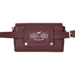 Oakbark & Chrome Rider Belt Bag -Caval Riding Apparel Shop BB CAB 101 Oakbark chrome riderbeltbag cabernet7