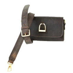 Oakbark & Chrome Rider Belt Bag -Caval Riding Apparel Shop BB HAV 001 Oakbark chrome Riderbeltbag havana5