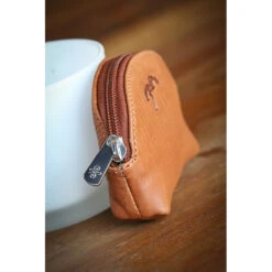 Penelope Coin Purse -Caval Riding Apparel Shop CPB French.EQ Penelope Coin.Purse Zipper Brandy