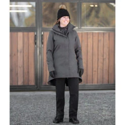 Kerrits Kable Knit Pom Hat -Caval Riding Apparel Shop CascadeWaterproofPant 50273 CoachsCoat 40673 KableKnitPomHat 30452