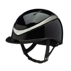 Charles Owen Halo With MIPS - Custom Helmet -Caval Riding Apparel Shop Charles.Owen Halo Black.Gloss .Platinum