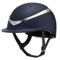 Charles Owen Halo With MIPS - Custom Helmet -Caval Riding Apparel Shop Charles.Owen Halo Midnight.Matte .Platinum