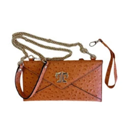 Tucker Tweed Cor De Star Clutch -Caval Riding Apparel Shop Cor.De .Star .Clutch Tucker.Tweed Brown.Ostrich.2