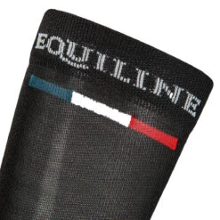 Equiline Silver Plus Light Sock 8 Equiline Silver Plus Light Sock -Caval Riding Apparel Shop EQline 181 T11203 006 Black Logo