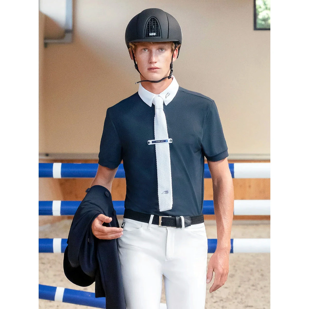 Equiline Men's CeliraC Competition Polo 4 Equiline Men's CeliraC Competition Polo - Image 4