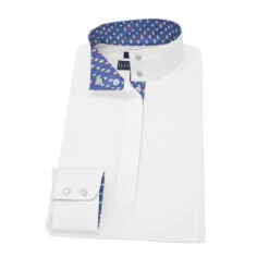 Essex Classics Ladies "Snowcones" Talent Yarn Straight Collar Long Sleeve Show Shirt