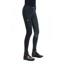 EGO 7 Women's Dressage FG Breech -Caval Riding Apparel Shop Ego7 Dressage.FG .Breeches Greey.Grey Side