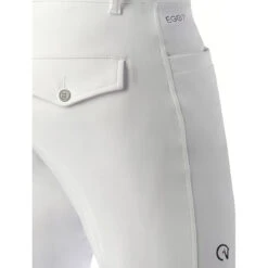 EGO 7 Men's Jumping EJ Knee Patch Breeches -Caval Riding Apparel Shop Ego7 EJ Jumping Breech white 53426.1586202826.1280.1280
