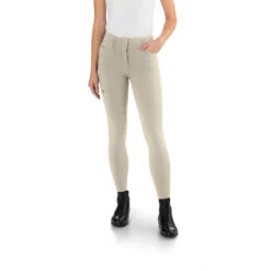 Ego 7 Women's Jumping CA Knee Patch Breech -Caval Riding Apparel Shop Ego7 Jumping.CA .Breech Beige Front.2