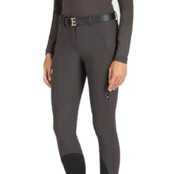 Equiline Ettiek Women's B-Move Knee Grip Breeches -Caval Riding Apparel Shop Equiline Ettiek.B.Move .KG .Breeches Liquorice Front