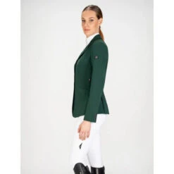Equiline Women's GAIT Show Coat In X-Cool Evo -Caval Riding Apparel Shop Equiline XCool green 91066.1587582463.1280.1280