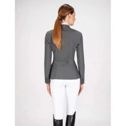 Equiline Women's GAIT Show Coat In X-Cool Evo -Caval Riding Apparel Shop Equiline XCool grey 78889.1587582465.1280.1280
