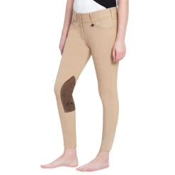 Equine Couture Ladies Coolmax Champion Knee Patch Breeches 10 Equine Couture Ladies Coolmax Champion Knee Patch Breeches -Caval Riding Apparel Shop Equine.Couture Lds.Cmax .chmp .kp .brch tan 110339 4