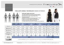 Freejump Airbag Vest -Caval Riding Apparel Shop Freejumpsizechart