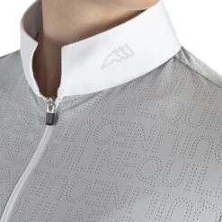 Equiline Women's ClaraC Competition Polo Shirt -Caval Riding Apparel Shop H00871 EQline ClaraC Ice Detail