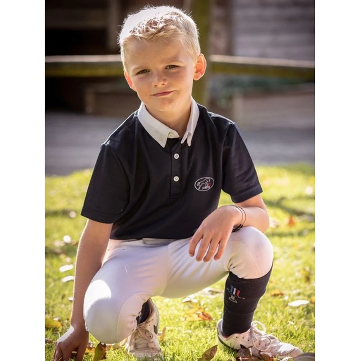 Jump'in Boy's Short Sleeve Gaston Competition Polo Shirt 1 Jump'in Boy's Short Sleeve Gaston Competition Polo Shirt