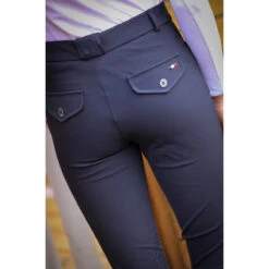 Jump'in Unisex Junior Sacha Breeches -Caval Riding Apparel Shop Jump.In Unisex.Junior.Sacha .Breeches Navy Back