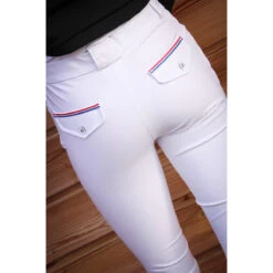 Jump'in Unisex Junior Sacha Breeches -Caval Riding Apparel Shop Jump.In Unisex.Junior.Sacha .Breeches White Back