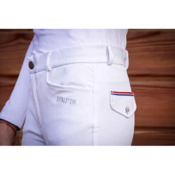 Jump'in Unisex Junior Sacha Breeches -Caval Riding Apparel Shop Jump.In Unisex.Junior.Sacha .Breeches White Logo