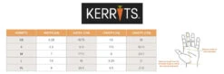Kerrits Mesh Riding Glove -Caval Riding Apparel Shop Kerrits Glove Size Chart