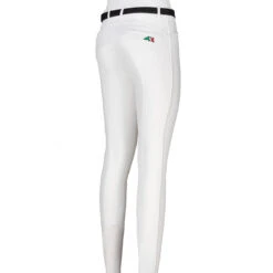 Equiline JhoanK Boy's Knee Patch Breeches 13 Equiline JhoanK Boy's Knee Patch Breeches -Caval Riding Apparel Shop N03018 EQline Jhoank White Back