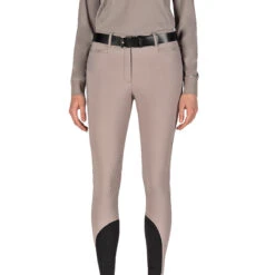 Equiline Women's EricieK B-Move Light UV Protection Knee Patch Breeches 8 Equiline Women's EricieK B-Move Light UV Protection Knee Patch Breeches -Caval Riding Apparel Shop N08993 EQline EricieK Sand