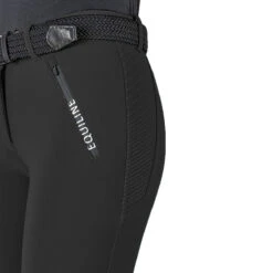 Equiline Women's ChoiceK B-Move Knee Grip Riding Breeches -Caval Riding Apparel Shop N09006 Equiline Choicek Knee.Grip .Breeches Black 02