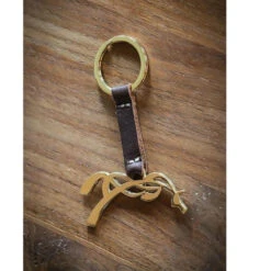 Penelope Tibou Key Chain -Caval Riding Apparel Shop Penelope Key.Chain Havana.Gold
