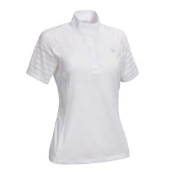 Ariat Women's Aptos Vent Show Shirt -Caval Riding Apparel Shop S17 WMS ENGL Couto 10019314 ghost front