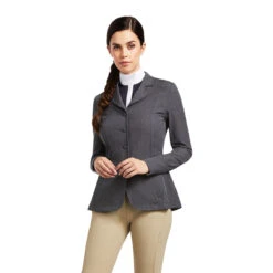 Ariat Women's Artico Exhale Show Coat 13 Ariat Women's Artico Exhale Show Coat -Caval Riding Apparel Shop S22 WMS ENGL 10039537 front