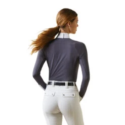 Ariat Womens Luxe Long Sleeve Show Shirt -Caval Riding Apparel Shop S23 WMS ENGL 10043395 detail04