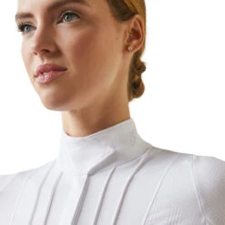 Ariat Womens Luxe Long Sleeve Show Shirt -Caval Riding Apparel Shop S23 WMS ENGL 10043396 detail01