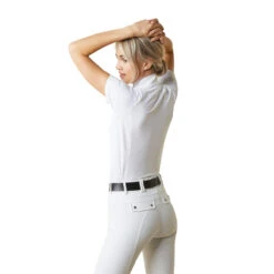 Ariat Womens Luxe Short Sleeve Show Shirt -Caval Riding Apparel Shop S23 WMS ENGL 10043820 back