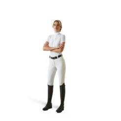 Ariat Womens Luxe Short Sleeve Show Shirt -Caval Riding Apparel Shop S23 WMS ENGL 10043820 full