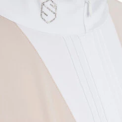 Samshield Women's Clarisse Short Sleeve Show Shirt -Caval Riding Apparel Shop Samshield Clarisse Powder.Pink Front Detail